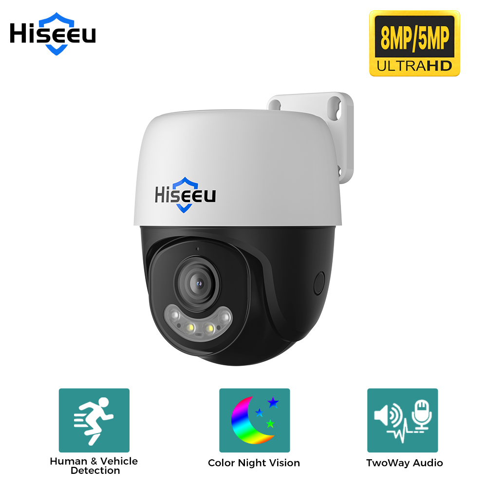 Ip Camera 4K 8Mp Outdoor Ptz - Hiseeu 4K PTZ POE IP カメラ