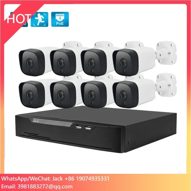 Nvr Kit 4 Camera 5Mp Poe - HD 1080p 4MP 5MP 8MP セキュリティカメラシステム