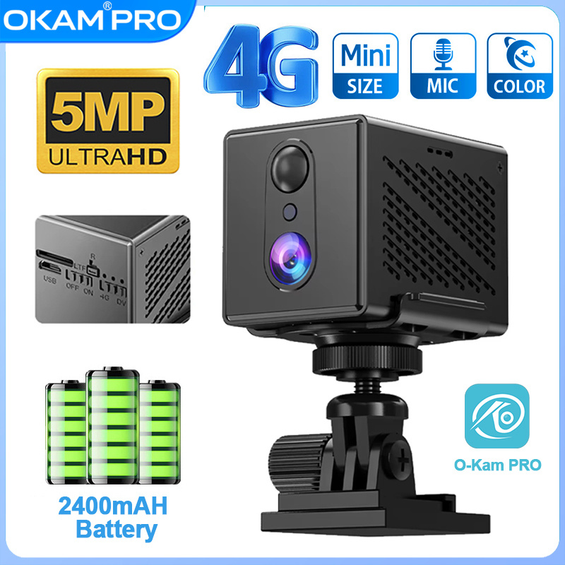 Security Camera System Solar 4G - OKAM PRO 4G HD 5MP Wifi