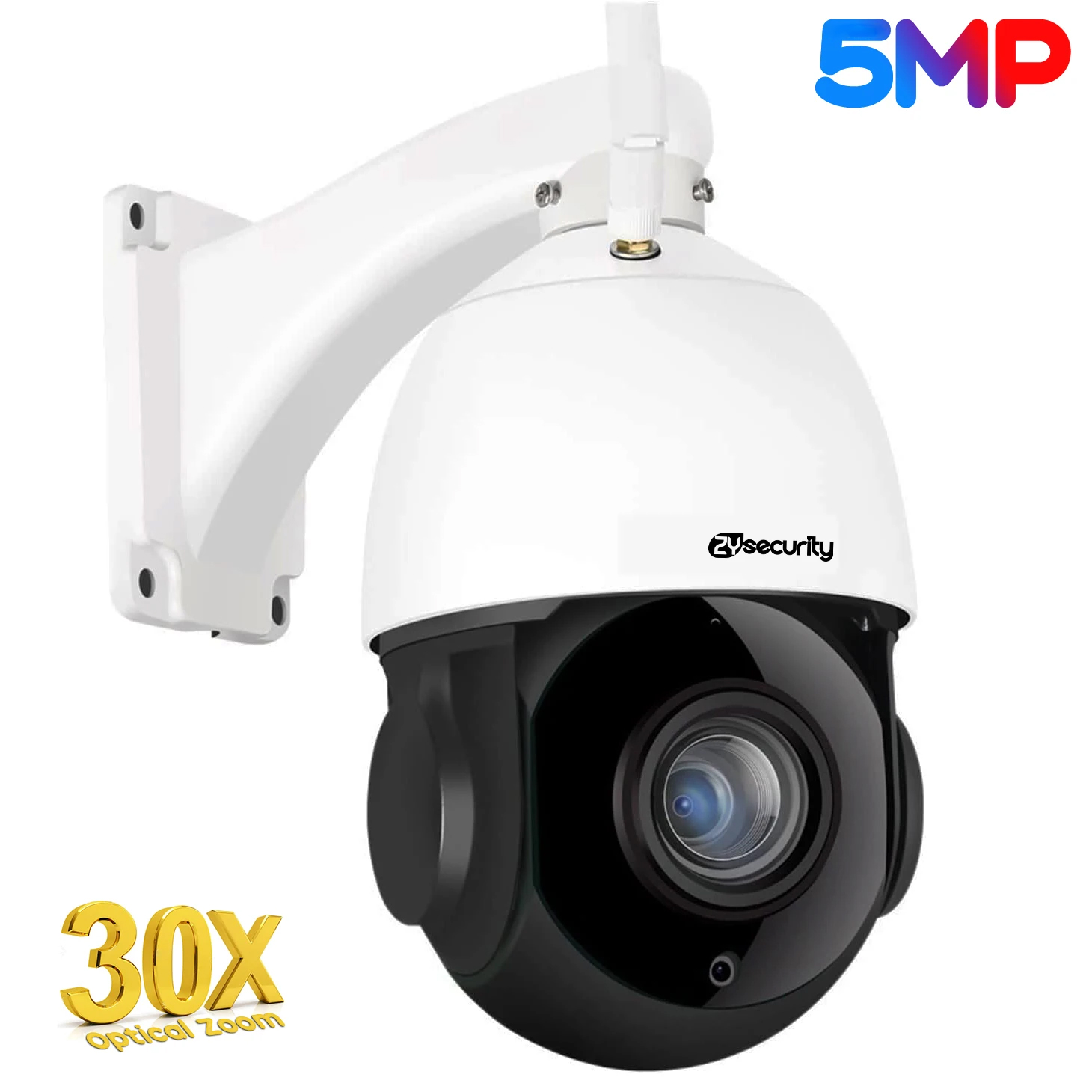 Ptz Camera 30X Zoom Poe - 30倍光学ズームPTZ防犯カメラ 屋外 5MP 人体検知 自動追跡 WiFi