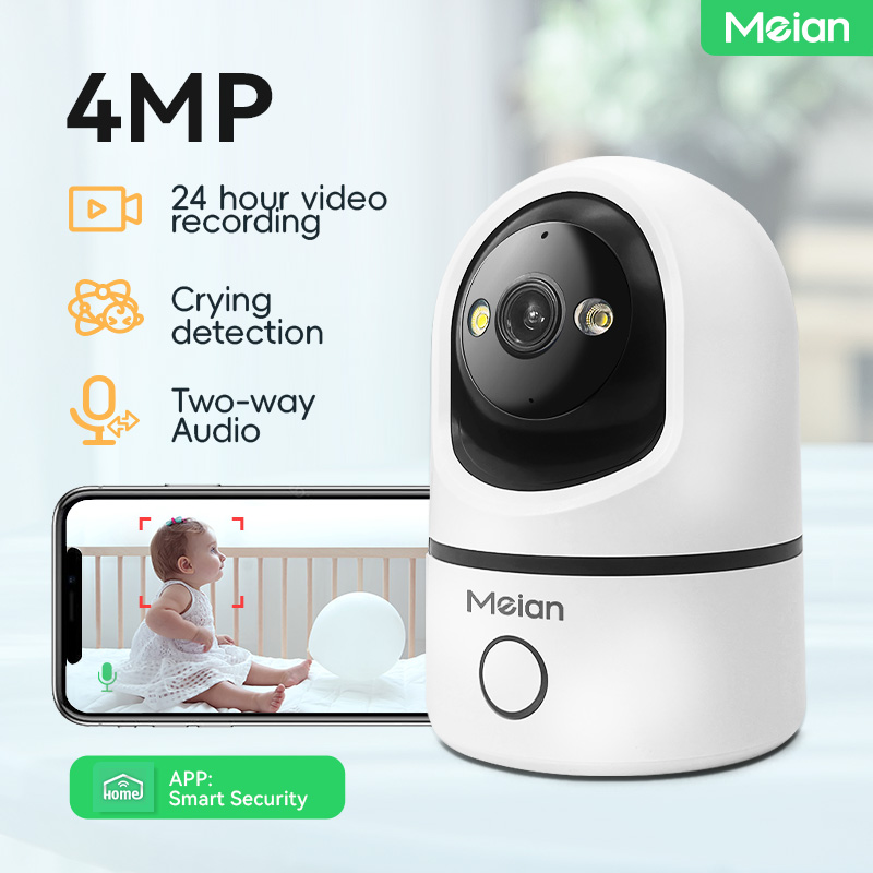 Cctv Camera System 8 Camera Wireless - 4MP HD 5G WiFi PTZ カメラ自動追跡泣き検出器ホーム屋内セキュリティ