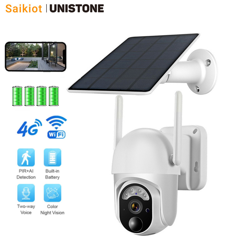 Security Camera System Solar 4G - Saikiot ソーラーカメラ 3MP 4G WIFI 太陽光発電