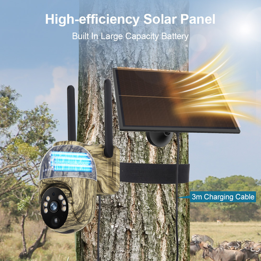 LS VISION 2K 4G ソーラーセキュリティカメラ  - Security Camera System Solar 4G のレビューと価格