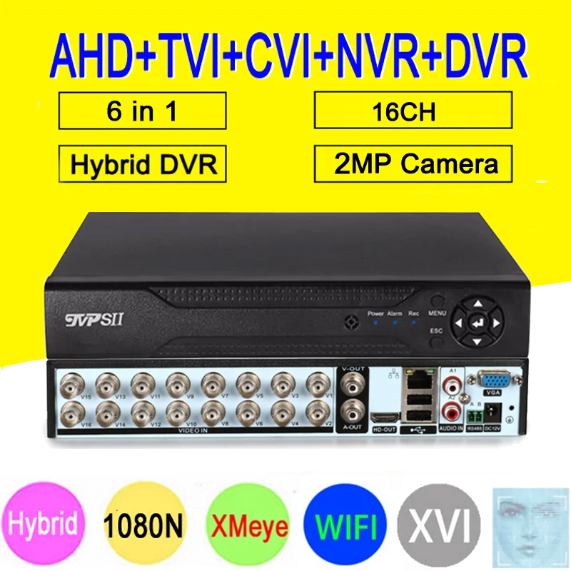 顔検出付きハイブリッド監視カメラ,nvr,tvi,cvi,a - Dahua Nvr 16 Channel のレビューと価格