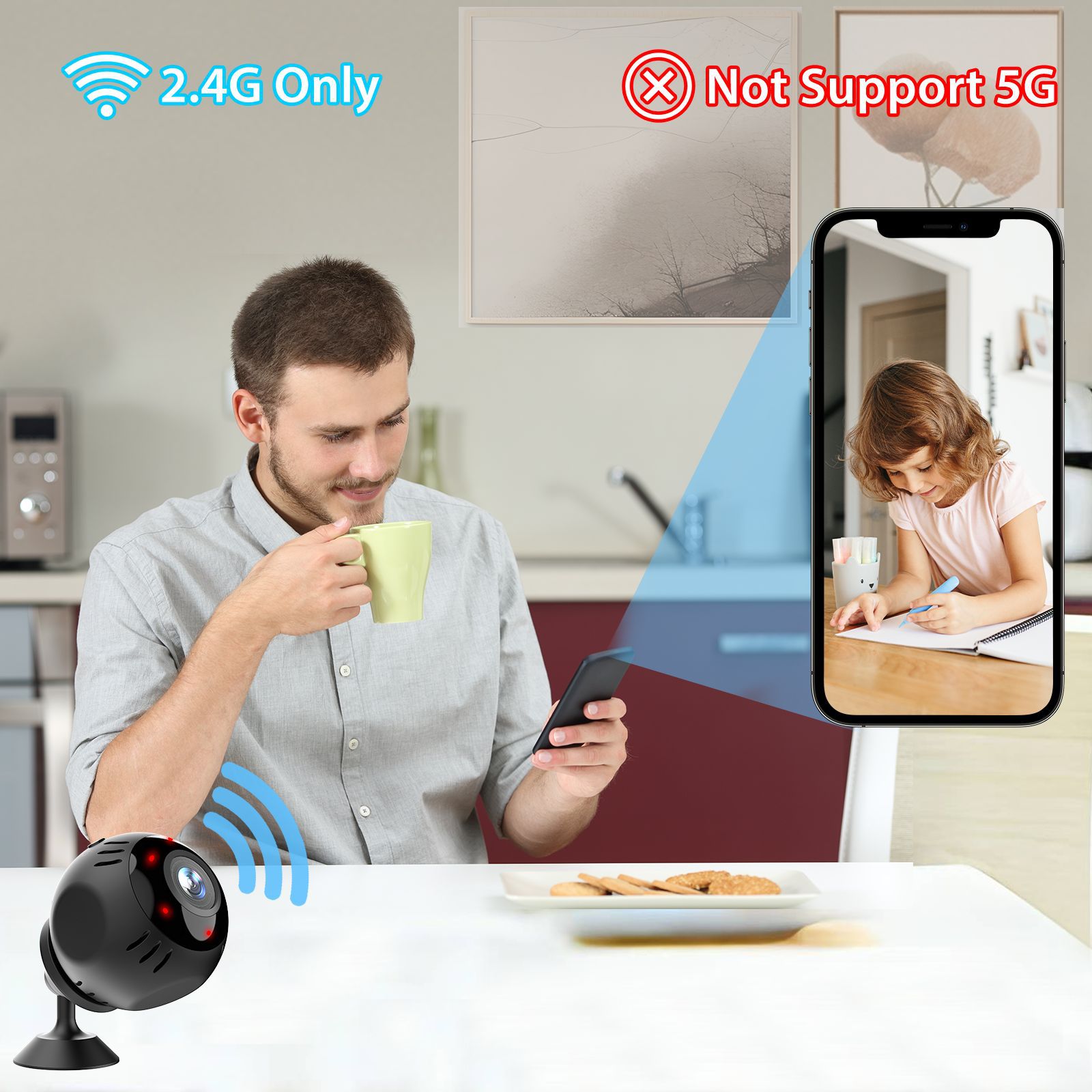 O-Kam APP 2MP 1080P 180度魚眼パノラマ - Cctv Camera 180 Degree Panoramic のレビューと価格