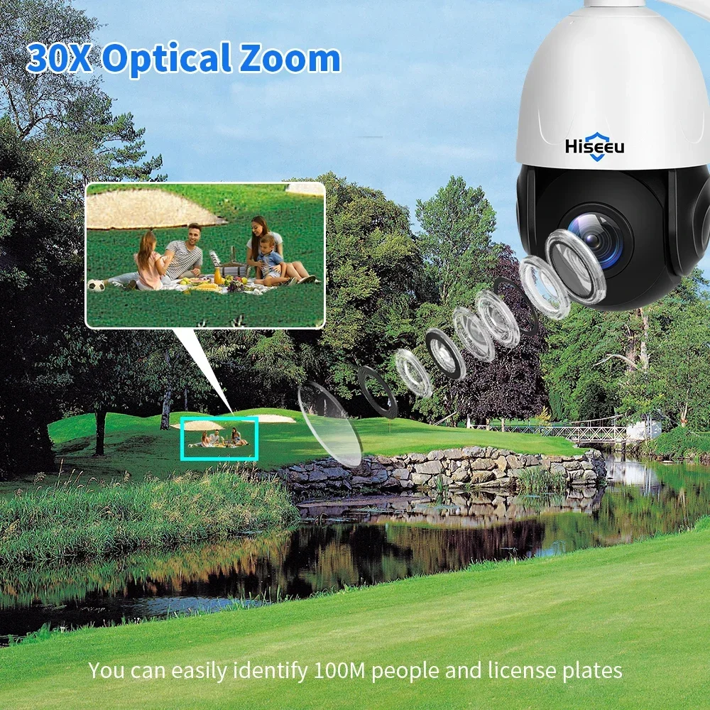 IP66 30倍光学ズーム Icsee HDナイトビジョン  - Ptz Camera 30X Zoom Poe のレビューと価格