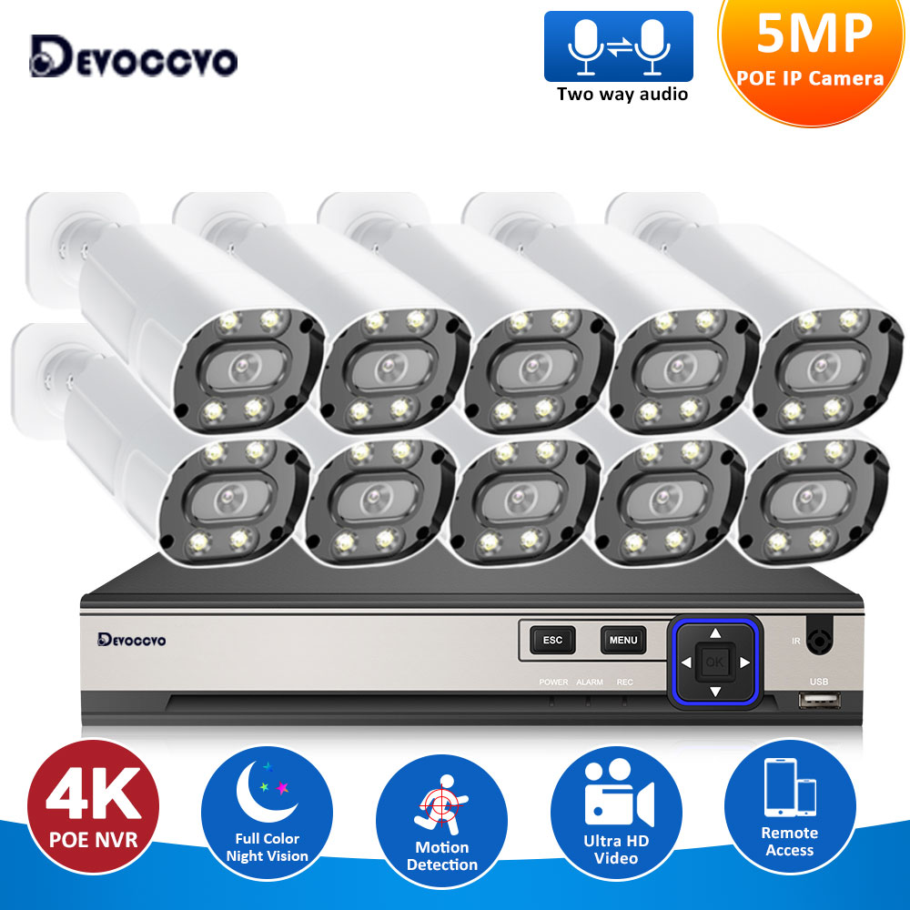 4K 10CH POE NVRセキュリティカメラシステムキッ - Cctv Nvr System 8 Channel 4K Poe のレビューと価格