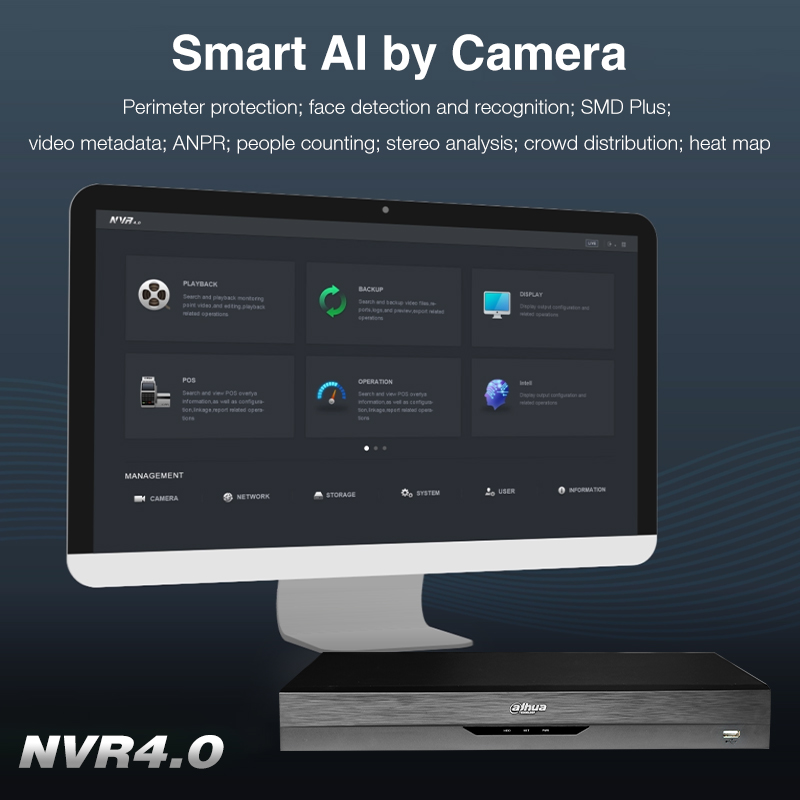 Dahua NVR4104HS-P-EI 4PoE NVR4 - Dahua Nvr 16 Channel のレビューと価格