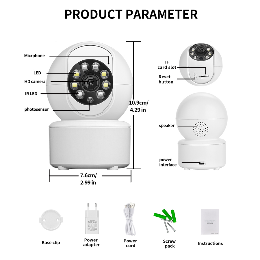 1080P ワイヤレス WIFI セキュリティカメラ ホーム - Cctv Camera System 8 Camera Wireless のレビューと価格