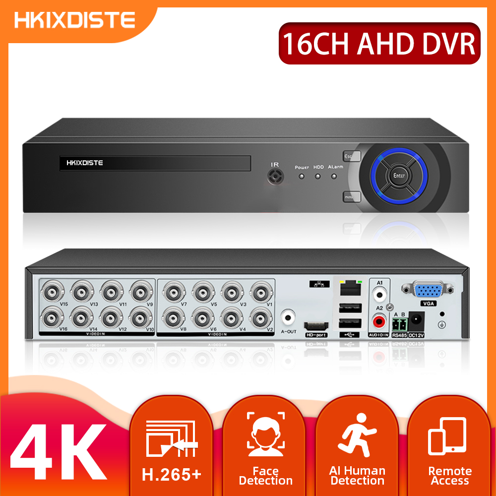 16CH AHD DVR HD 8MP CCTV セキュリテ - Cctv Hard Drive 4Tb Surveillance のレビューと価格