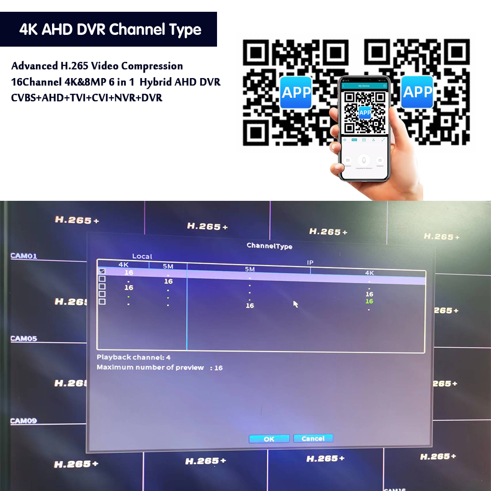 16CH AHD DVR HD 8MP CCTV セキュリテ - Cctv Hard Drive 4Tb Surveillance のレビューと価格