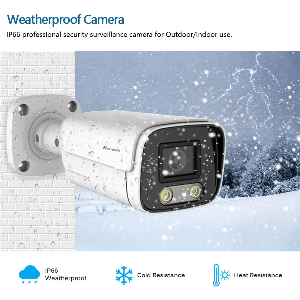 HDビデオ監視Poeipカメラ,暗視カメラ,8mp,フルカラ - Cctv Nvr System 8 Channel 4K Poe のレビューと価格