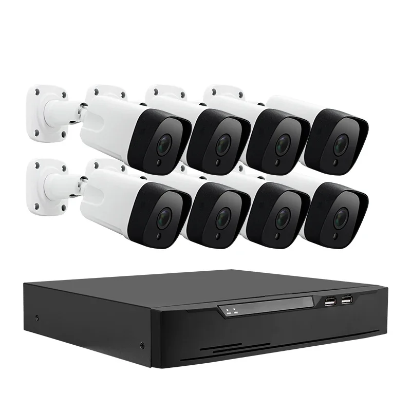 HD 1080p 4MP 5MP 8MP セキュリティカメラ - Nvr Kit 4 Camera 5Mp Poe のレビューと価格