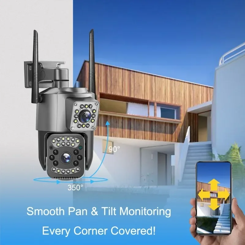 屋外IPWiFi HD 8MP屋外監視カメラ,4K,PTZ, - Ip Camera 4K 8Mp Outdoor Ptz のレビューと価格