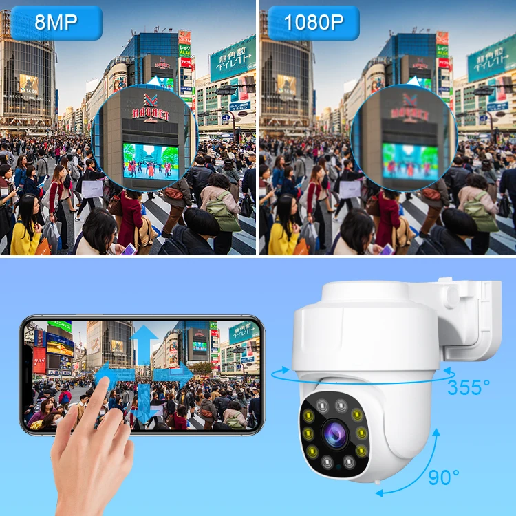 IP66 4K 8MP セキュリティカメラシステム PoE  - Poe Security Camera 8Mp 4K のレビューと価格