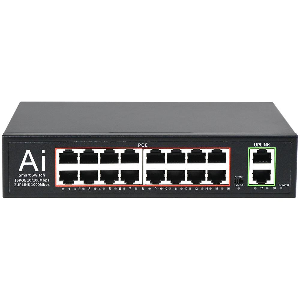 US 16 ポート PoE+スイッチ、2 ギガビット アップ - Nvr Poe Switch 16 Port のレビューと価格