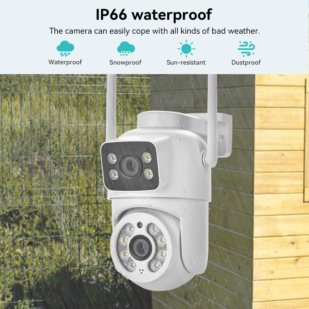 8MP 4K デュアルレンズ PTZ WiFi カメラ屋外  - Ip Camera 4K 8Mp Outdoor Ptz のレビューと価格