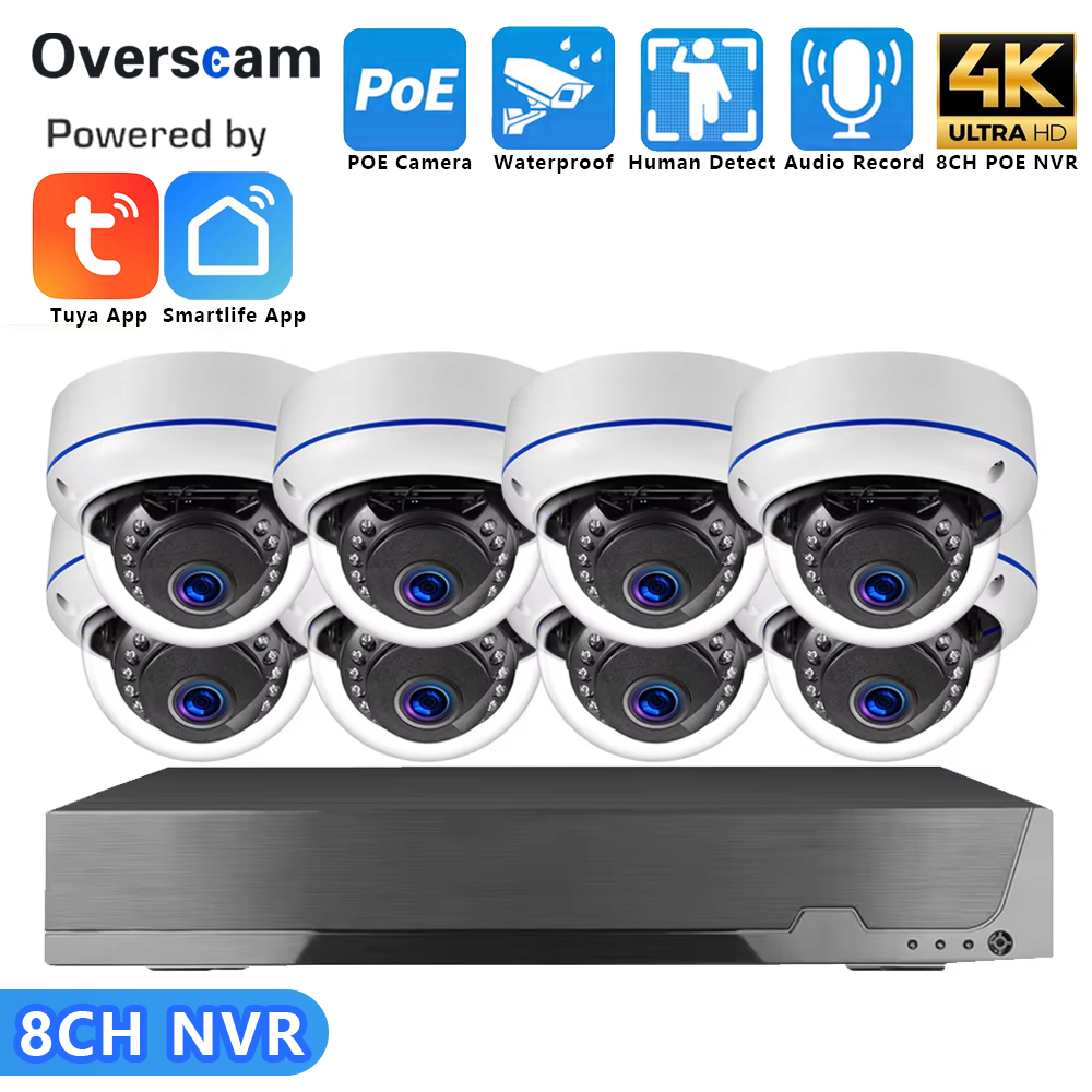 4K 8MP 8チャンネル PoE対応 防水セキュリティカメ - Cctv Nvr System 8 Channel 4K Poe のレビューと価格