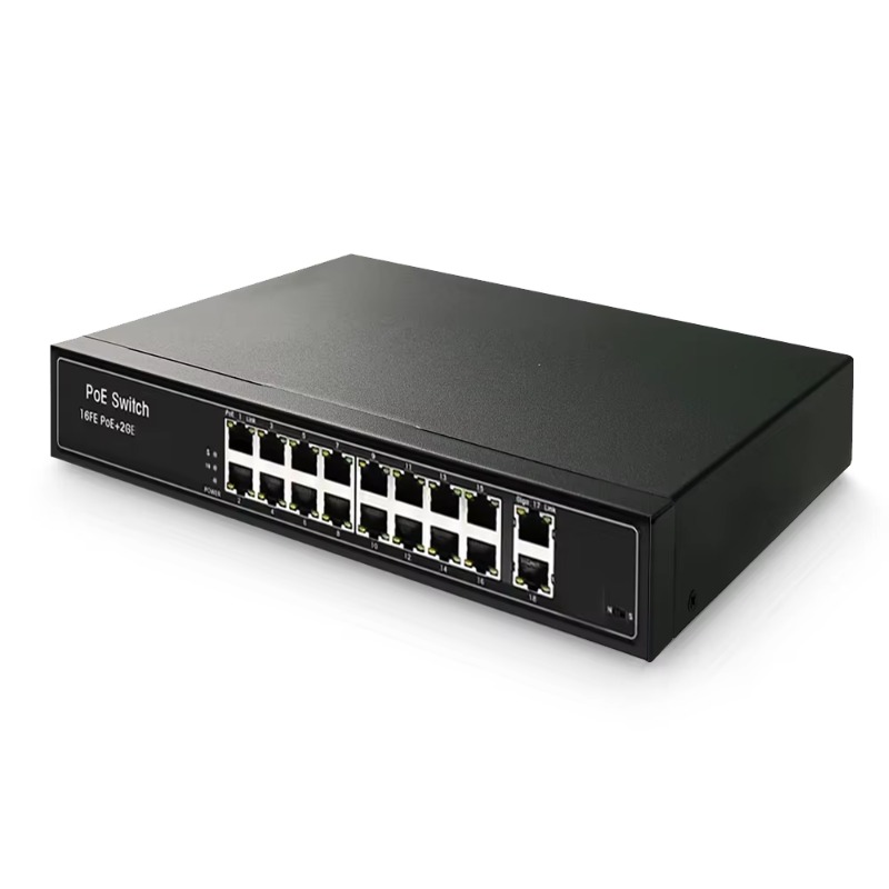 中国で大人気。2つのギガビットアップリンクポート、100Mア - Nvr Poe Switch 16 Port のレビューと価格