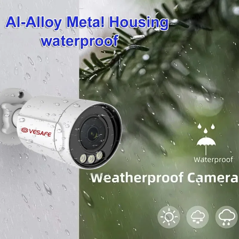VESAFE屋外監視Tuyaキット4/8ch/16チャンネル - Nvr Kit 4 Camera 5Mp Poe のレビューと価格