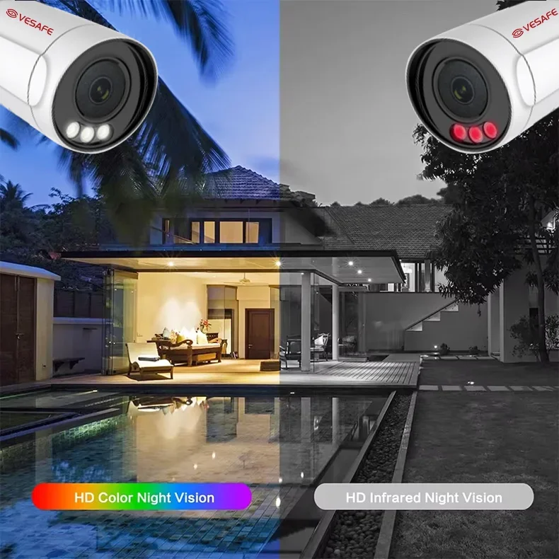 VESAFE屋外監視Tuyaキット4/8ch/16チャンネル - Nvr Kit 4 Camera 5Mp Poe のレビューと価格