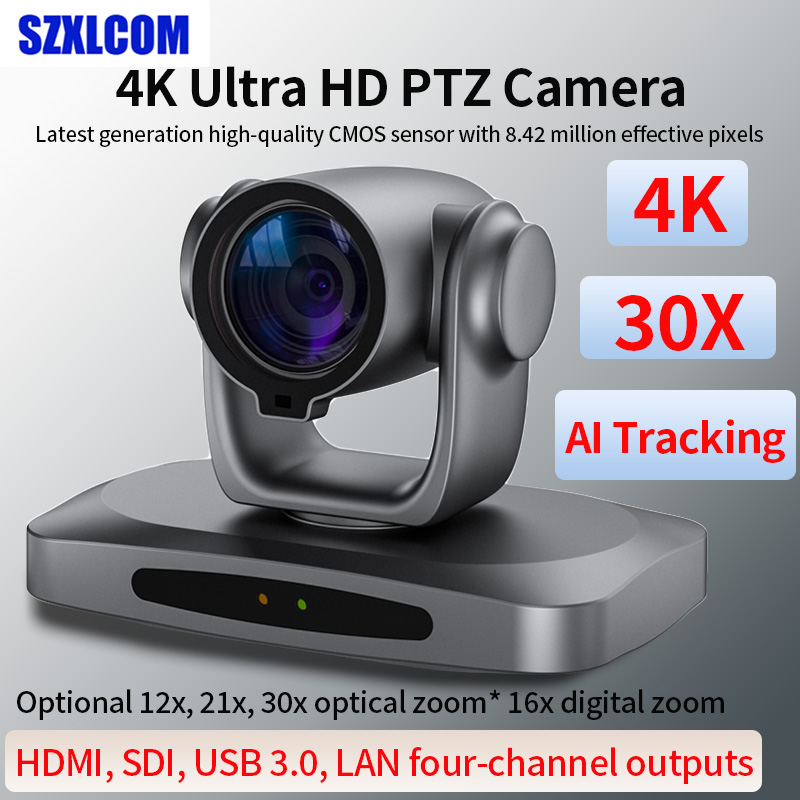 SZXLCOM 4K PTZ 会議カメラ 12x/21x/3 - Ptz Camera 30X Zoom Poe のレビューと価格