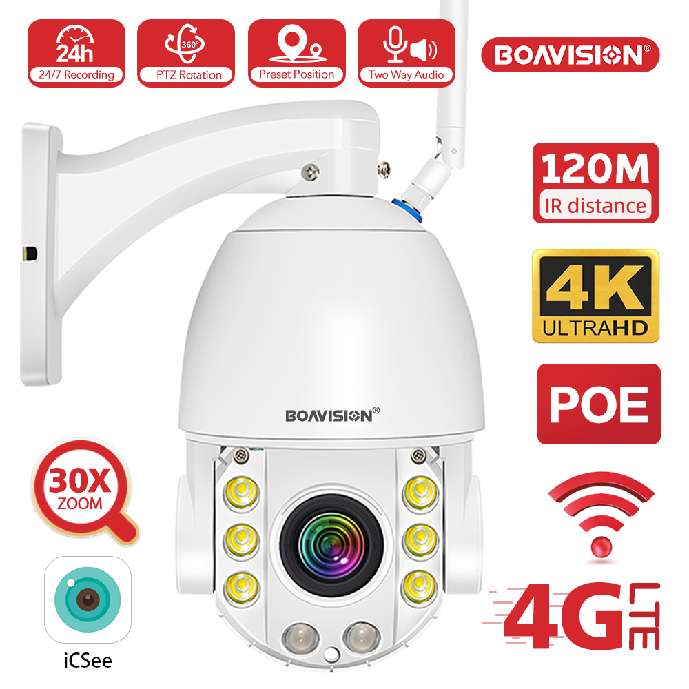 モーション検出付きセキュリティカメラ,IRナイトビジョン,双 - Ptz Camera 30X Zoom Poe のレビューと価格
