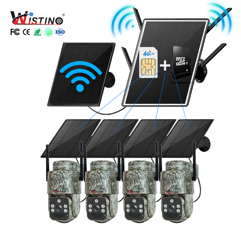 ウィスティノ アウトドア 4MP ワイヤレス ソーラー 4G - Security Camera System Solar 4G のレビューと価格