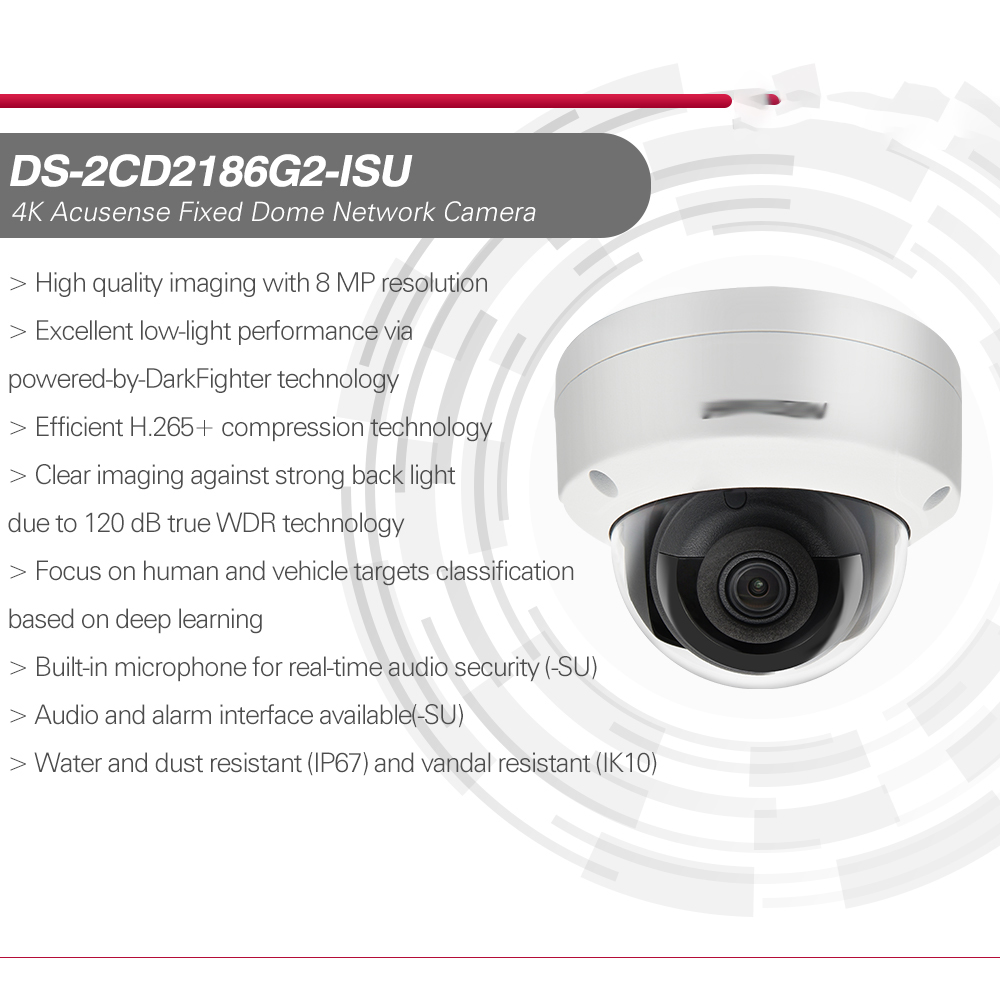 Hikvision IP カメラ 8MP 4K Acusen - Hikvision Ip Camera 8Mp Dome のレビューと価格