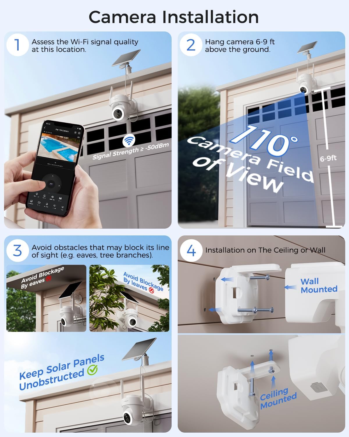 4G ソーラー式ホームセキュリティシステム 4K ナイトビジ - Security Camera System Solar 4G のレビューと価格