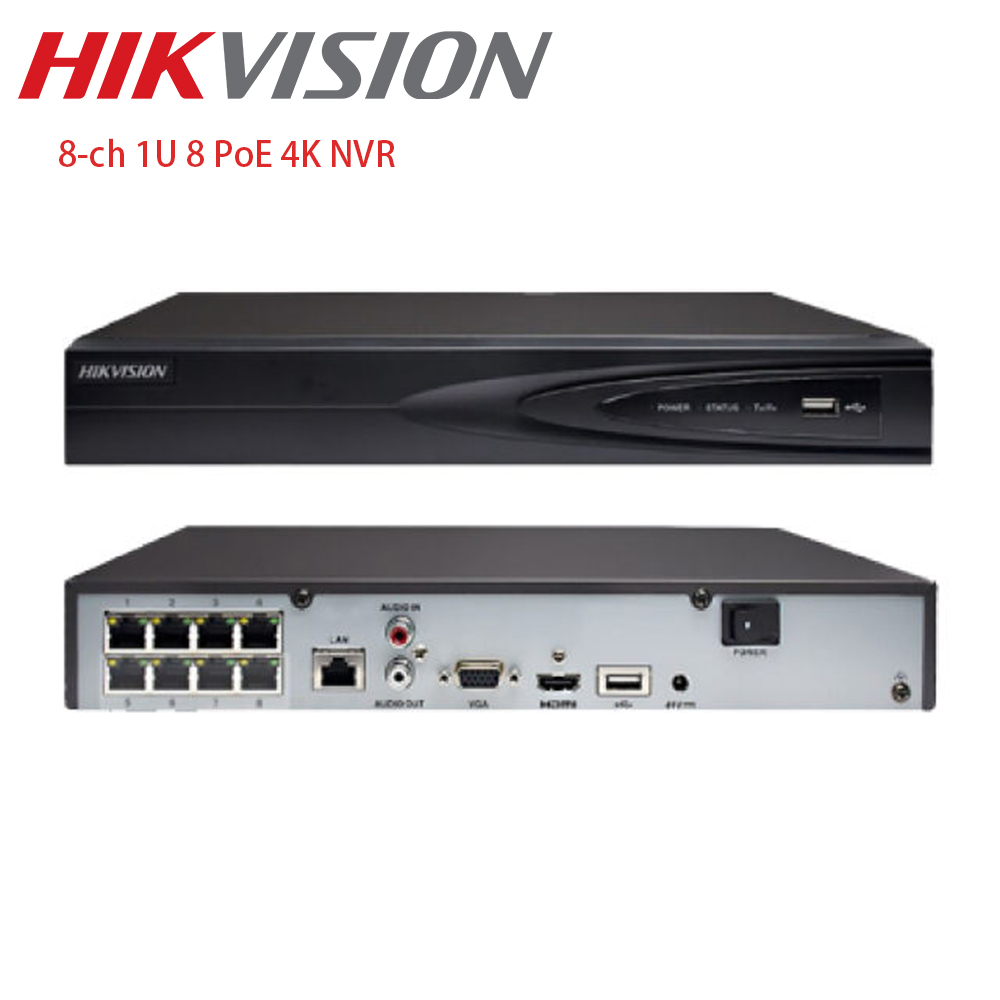 Hikvision 8ch 8MPセキュリティカメラシステム - Hikvision Ip Camera 8Mp Dome のレビューと価格